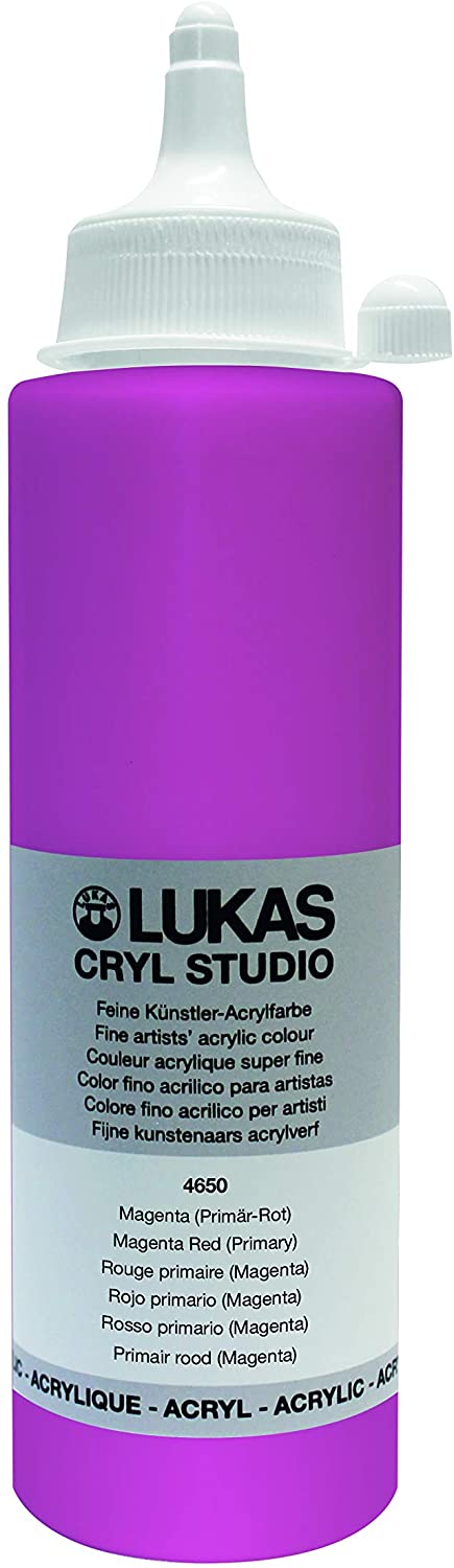 Lukas Cryl Studio Ml Premium Quality Acrylic Paint Magenta Primary Red Toptoy