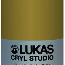 Lukas Cryl Studio 500ml Premium Quality Acrylic Paint Dark Ochre