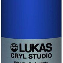 LUKAS Cryl Studio 500ml Premium Quality Acrylic Paint, Phthalo Blue