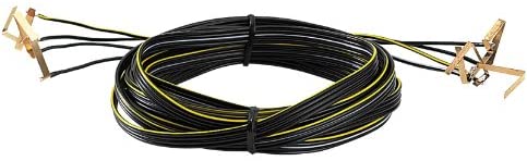 Carrera 20584 20020584 Power Extension Cables, 5m / 16.40 ft. Slot Car Track Accessory, Black, 5 Months