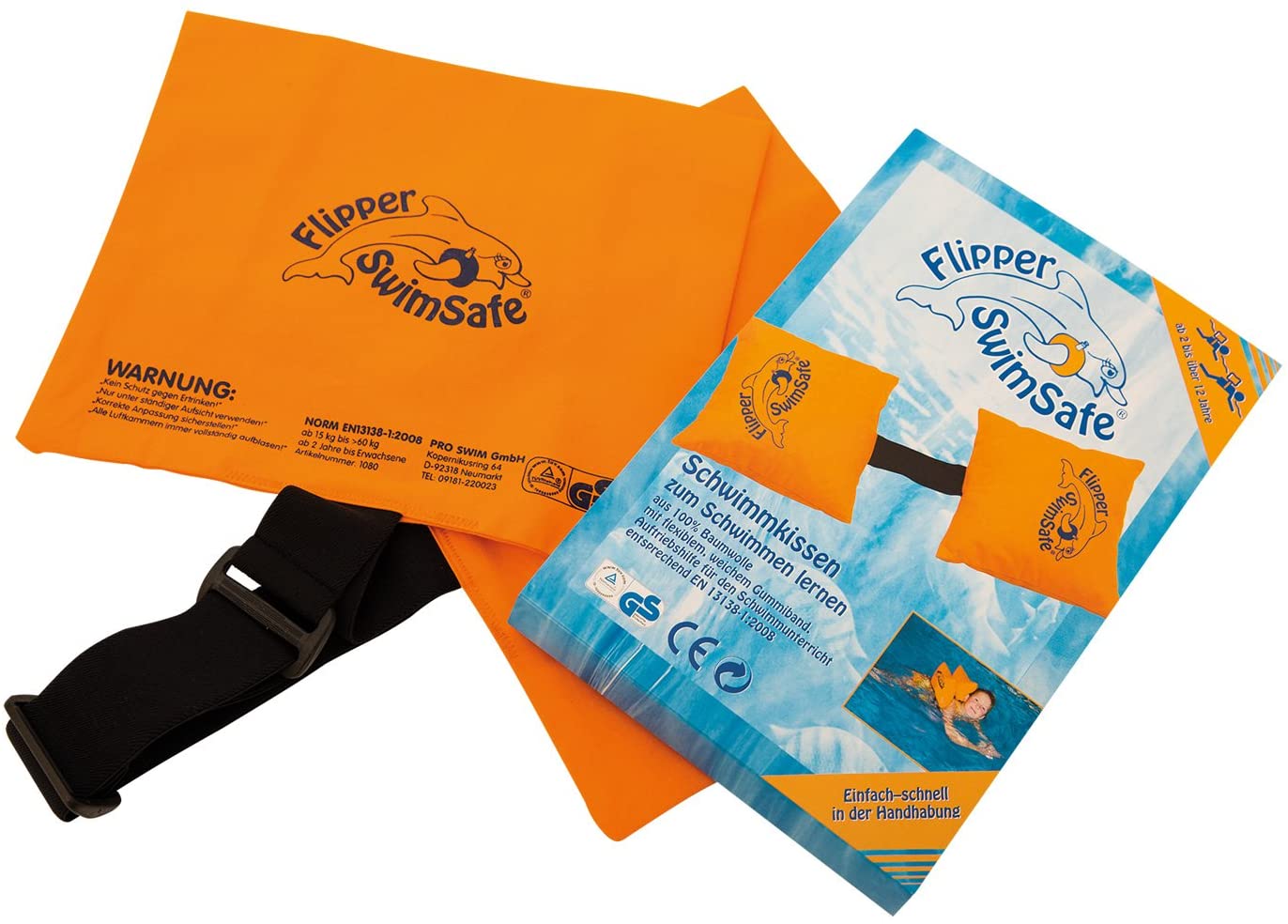 Flipper Swimsafe 1080 – Cotton Swimming Cushion with Adjustable Elastic ...