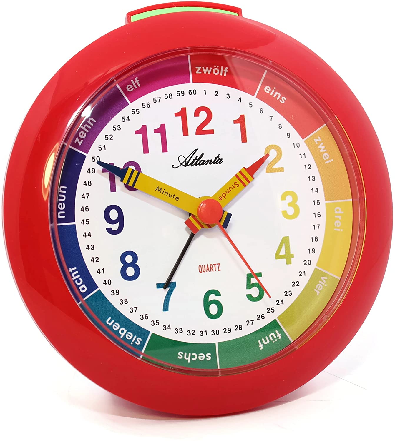 Atlanta Children’s Alarm Clock Red 1265/1 TopToy