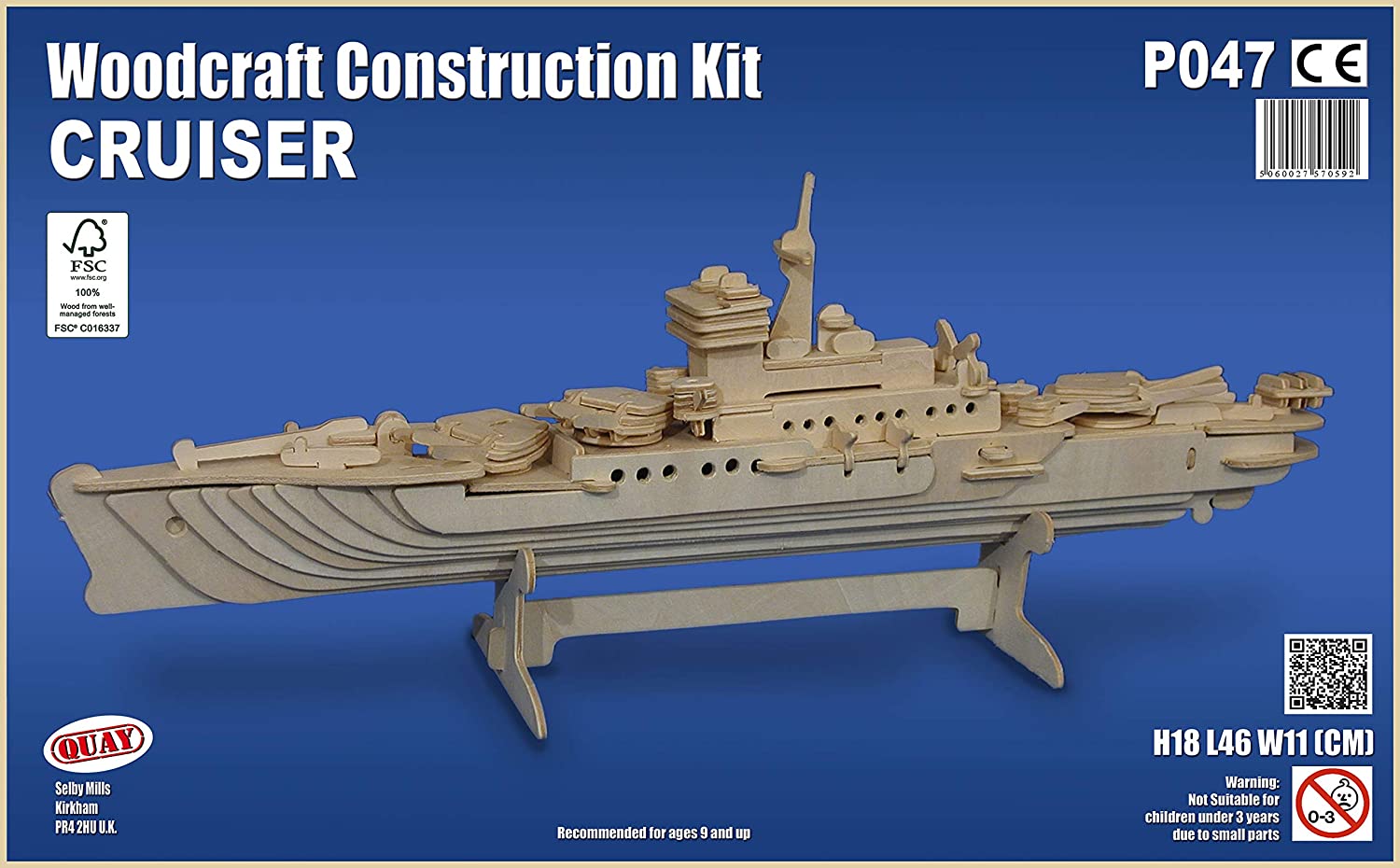Quay Cruiser Woodcraft Construction Kit FSC TopToy