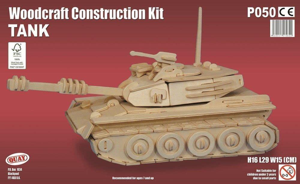 Quay Tank Woodcraft Construction Kit FSC TopToy