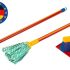 Theo Klein 6125 Pure Fresh Mop Set I 4-piece colourful cleaning set I With mop, broom, hand brush and dustpan | Toys for children aged 3 and over