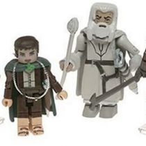 Lord of the Rings-Mini-mates 4 pack (Gollum, Gandalf, Frodo & Uruk-Hai)