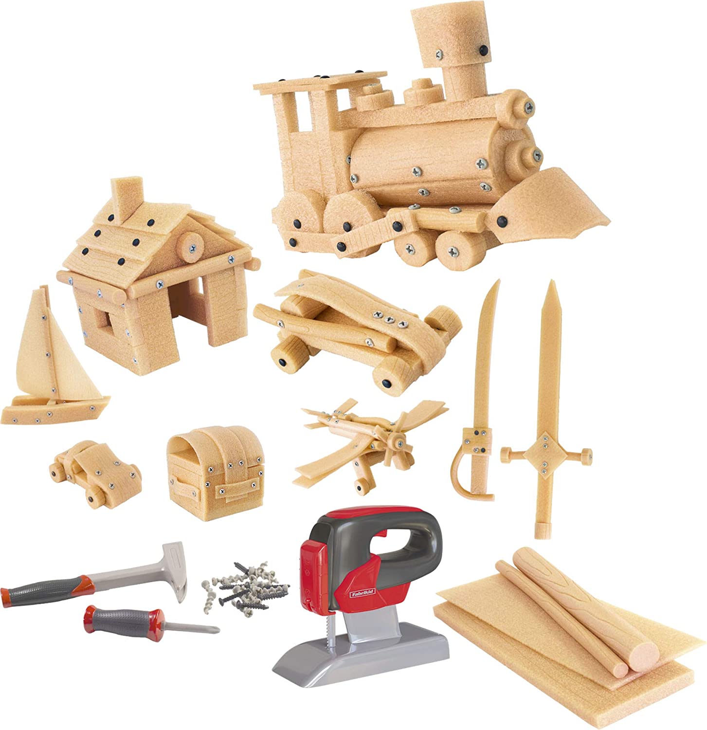 Lansay Fabrikid Mega 15106 Electronic Jigsaw Making Kit, MultiColour